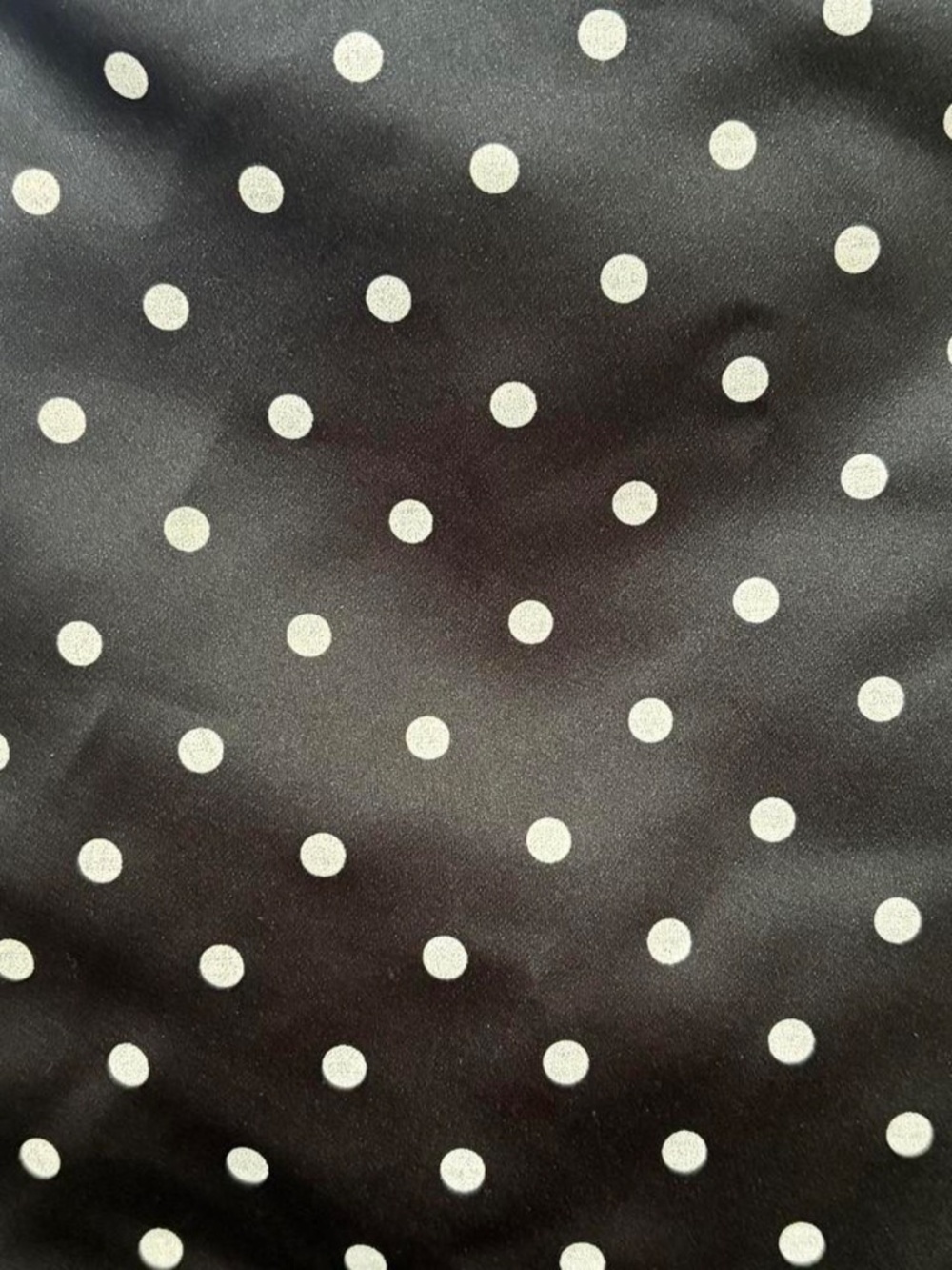 VINTAGE JESSICA MCCLINTOCK Black & white polka dot strapless dress - Picture 3 of 4
